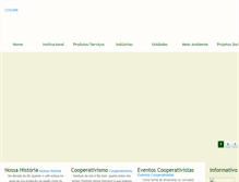 Tablet Screenshot of cocari.com.br